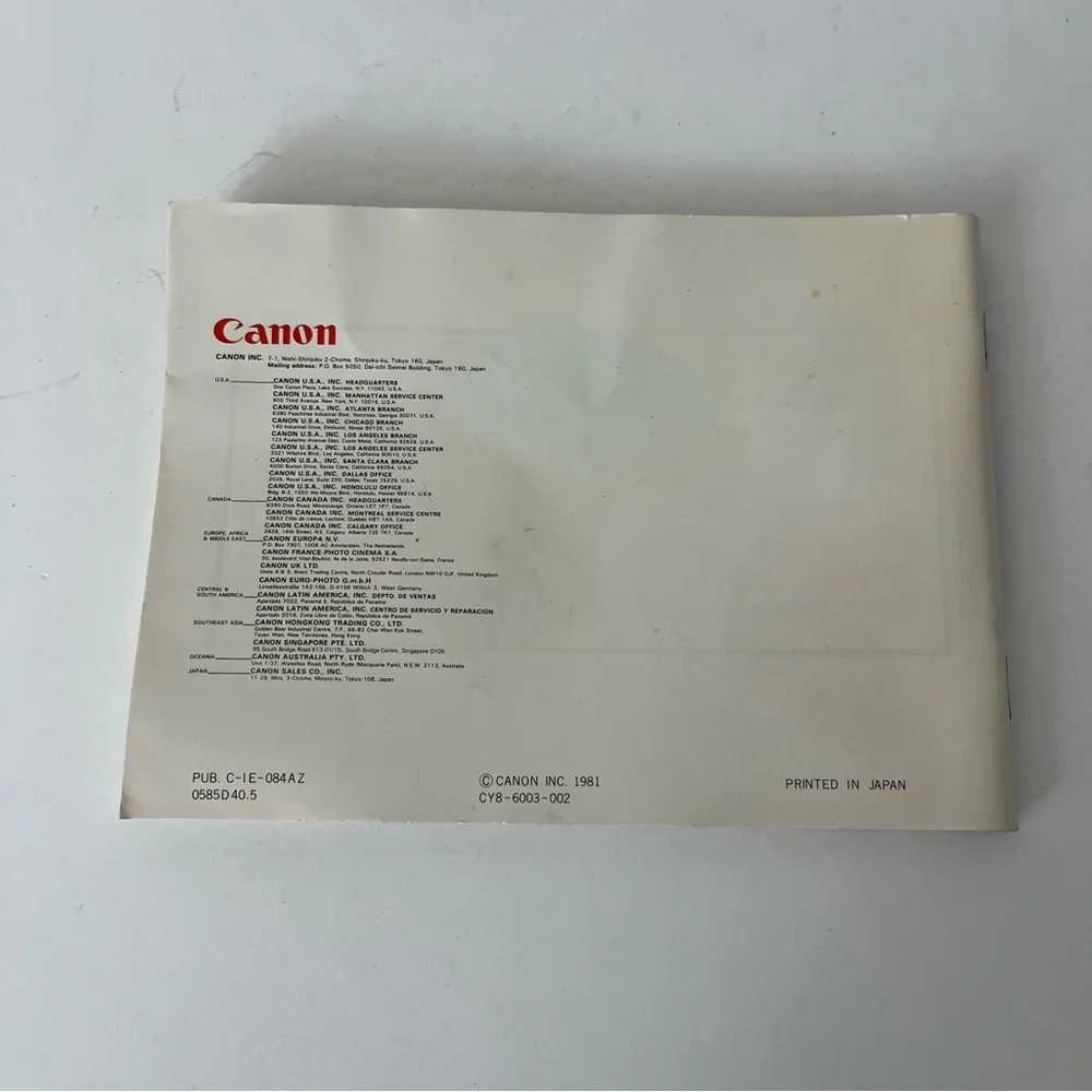 Canon 80-200mm Lense 1 : 4.5